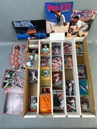 Mixed Box Of MLB Cards And Posters.