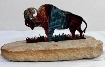 Tazart Neil Rose 3D Buffalo Sculpture-Local Pickup