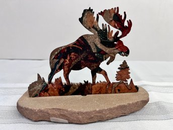 Tazart Neil Rose Moose Sculpture-Local Pickup