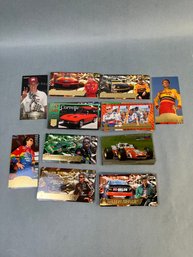 Lot Of 1995 Racing Cards Press Pass And Skybox.