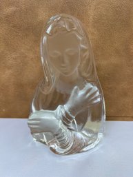 Dalzel Viking Mother Mary Glass Figurine.