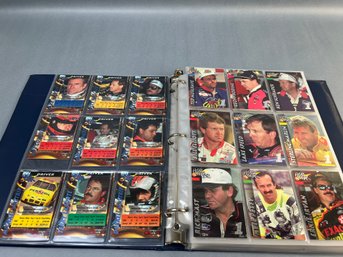 Folder Of 1995 High Gear Racing Cards.