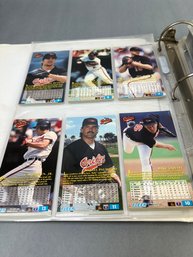 Large Folder Of MLB Cards 1994 Fleer Extra Bases.