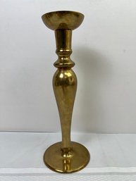 11.75 Tall Brass Candlestick.