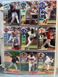 Large Folder Of MLB Cards 1995 Donruss And 1995 Pinnacle.