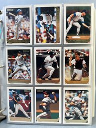 Large Folder Of MLB Cards 1993 Topps Gold.