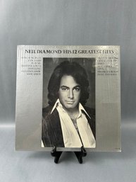 Neil Diamond 12 Greatest Hits Vinyl Record