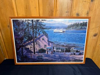 Vintage Washington Ferry Print