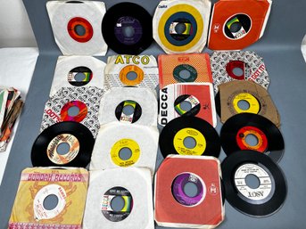Lot Of 41 Vintage 45 Records.
