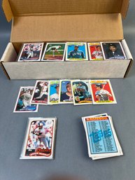 Box Of MLB Cards 1989 Topps.