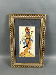 Framed Print Of Persian Woman