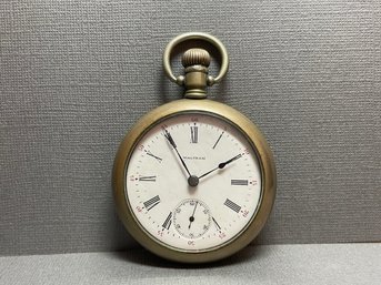 Waltham Watch Company Gold Filled Open Face Pocket Watch