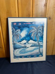 Palm Tree Print By Miles - Local Pick Up Only