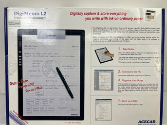 Digimemo L2 Digital Notepad With Memory.