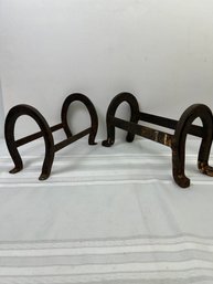 2 Homemade Horseshoe Boot Scrapers.