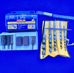 Lot Of Drill Attachments And Bits.