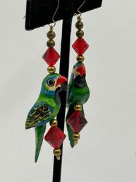 Parrot Pierced Earrings