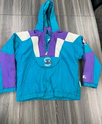 Vintage Charlotte Hornets Starter Jacket Size Large.