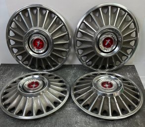 Set Of 4 1967 Ford Mustang Hubcaps.