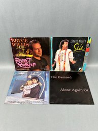 Four Vintage 80s 45 RPM Records 7 Inch