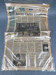 Colorado Springs Sun Jan 21, 1977 Jimmy Carter President.