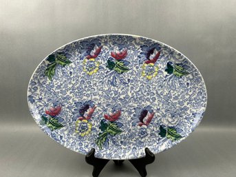 Woolworth Brocade Oval Serving Plater