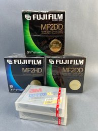 Lot Of Fuji Floppy Disk And 3M Minicartridge.