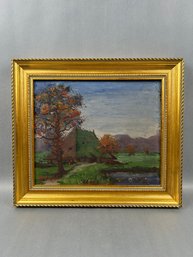 A Dobeli Original Painting Of Landscape