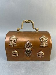 Vintage Copper Small Chest.