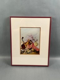 Persian Story Art Print, Plum Frame (#2)