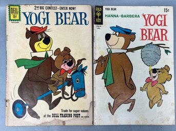 2 Vintage Yogi Bear Comic Books.