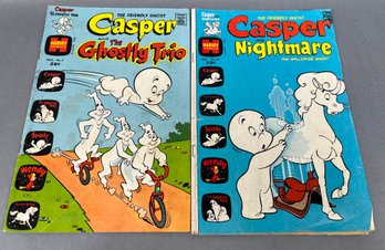 2 Vintage Casper The Friendly Ghost Comics.