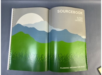 El Paso County Colorado Sourcebook Planning Information Base.