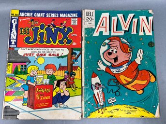 Alvin And The Chipmunks And A Lil Jinx Comic Books.