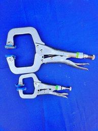 3 Pittsburg Vise Clamps.