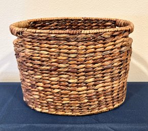 Oval Basket With Side Handles