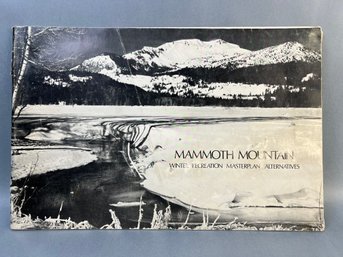 Mammoth Mountain Winter Recreation Master Plan From 1978.