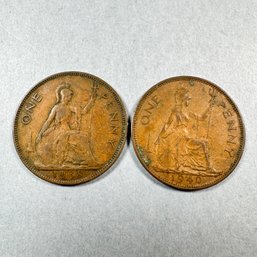 Two British Large Cent
