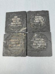 4 Slate Coasters