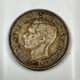 1941 Australian Shilling Silver