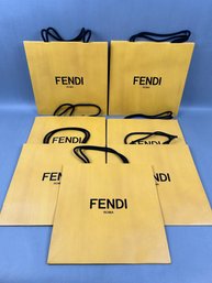 Lot Of Seven Fendi Handle Bags