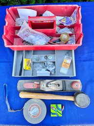 Tool Caddy With Drawer And Tools.