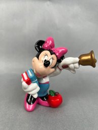 Enesco Minnie Mouse Porcelain Teacher Figurine.