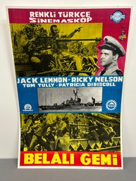 Vintage Belali Gemi Istanbul Poster *local Pick Up Only*