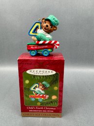 Hallmark Keepsake Ornament - Childs Fourth Christmas 2001