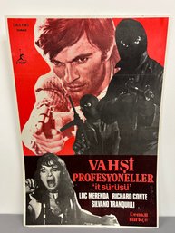 Vintage The Violent Professionals Irfan Film Poster *local Pick Up Only*