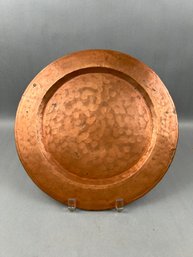 Hammered Copper Plate