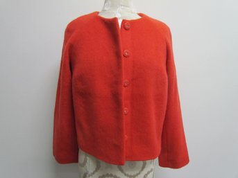 Boden Orange Wool Coat Macedonia