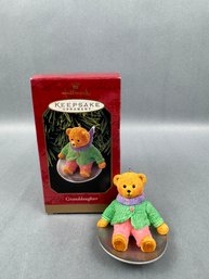 Hallmark Keepsake Ornament - Granddaughter 1999