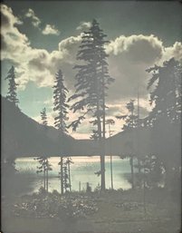 Leonard Frank Cameron Lake BC. Photograph Framed